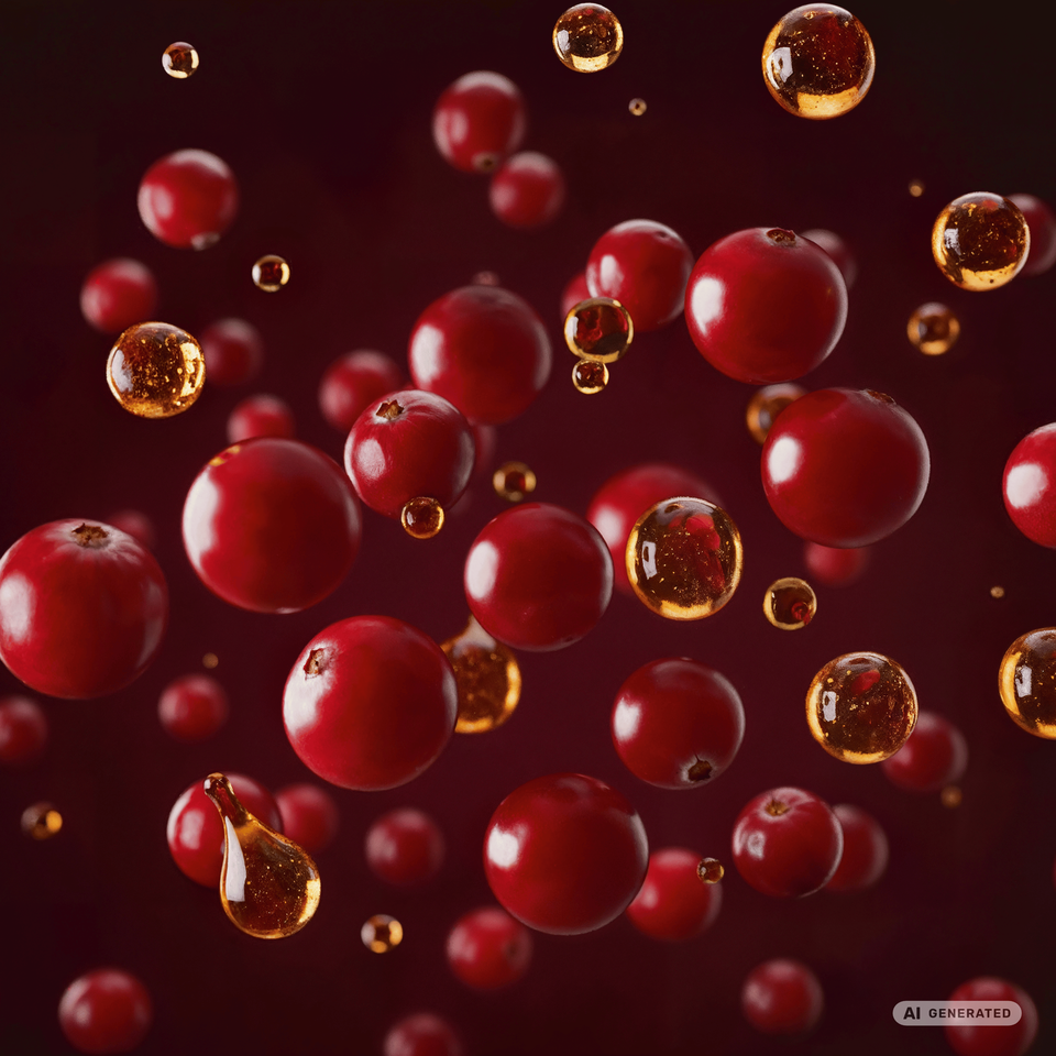 AVOURY CANADIAN CRANBERRY Makro image of Cranberries